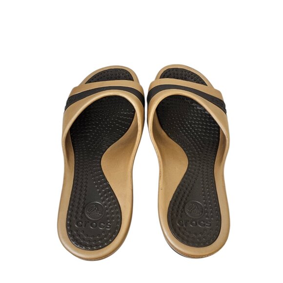 CROCS Womens Wedges, Rubber, Comfort, Open Toe Sandals, Size 7 - Picture 7 of 9